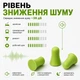 Беруші для сну багаторазові захист слуху від вибухів для Сну Роботи Концертів Pavlysh СС-22G - зображення 4