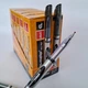 Набор ручек шариковых 12 шт Ellott Writo-meter Ball Pen (пишет 10км) чорная 8048-ET-BK - изображение 2