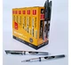 Набор ручек шариковых 12 шт Ellott Writo-meter Ball Pen (пишет 10км) чорная 8048-ET-BK - изображение 1