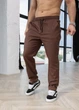 Брюки из льна MonsterBrand прямые XXL (54) коричневі - изображение 1