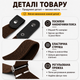 Полотняный эластичный пояс без пряжки длина корректируется, Коричневый - изображение 4