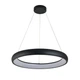 Подвесная LED люстра 48W Horoz Electric с корпусом в форме кольца 4000K черная IP20 ESSENCE - изображение 1