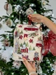 Рюкзак гобеленовый Новогодний 25x37x6 см 59% полиэстер Серебряный люрекс - изображение 3