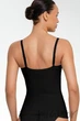 Майка женская бесшовная с легкой коррекцией Giulia CAMI SHAPEWEAR L/XL Черная - изображение 3