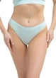 Трусы бразилиана женские бесшовные Giulia BRASILIAN BRIEFS COLOR L/XL Green-mint, микрофибра, низкая посадка, зеленые - изображение 2