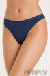 Трусики-стринг бесшовные InSecret String Basic EVENING BLUE S/M Темно-синие - изображение 1