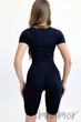 Велосипедки безшовні з широким високим поясом InSecret TRACKS High Waisted L/XL Black (Чорний) - зображення 2