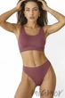 Трусики-бразиліана безшовні InSecret Brasiliana Basic FLAMENCO L/XL Темно-рожеві - зображення 2