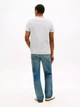 Футболка хлопковая длинная мужская Tommy Hilfiger 78JA560-P8F(Light Grey Heather) 2XL Серая (197232614782) - зображення 4