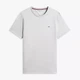 Футболка хлопковая длинная мужская Tommy Hilfiger 78JA560-P8F(Light Grey Heather) 2XL Серая (197232614782) - зображення 6