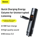 Автомобільний FM-модулятор Baseus Energy Column + bluetooth (2USB) CCNLZ-C0G (Темно-сірий) - зображення 3
