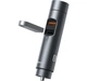 Автомобільний FM-модулятор Baseus Energy Column + bluetooth (2USB) CCNLZ-C0G (Темно-сірий) - зображення 5