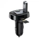 FM-модулятор трансмиттер Baseus T-Typed + bluetooth (2USB) CCTM-01 Black - зображення 5