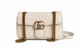 Женская сумка Gucci GG Marmont молочного цвета на цепочке - изображение 1