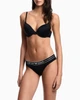 Жіночий бюстгальтер Emporio Armani з логотипом 1160479618 (Чорний 34A) - зображення 1