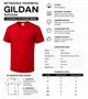 Футболка Gildan Softstyle Червона 2XL - изображение 9