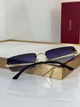 Женские солнцезащитные очки Panthère de Cartier CT0598S Картье Пантер с серыми градиентными линзами - изображение 2