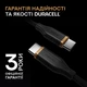 Кабель Duracell USB-C USB-C 100W 2 м Black (DRU8020A) - зображення 2