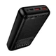 Повербанк HOCO J159A Essence, fully compatible power bank, 20000mAh, 2USB, 1Type-C, 22.5W, 3A, PD, QC, black - изображение 3