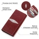 Кошелек женский STINGRAY LEATHER 18097 из натуральной кожи морского ската Бордовый - изображение 3