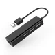 Адаптер USB на Ethernet RJ45 + 3 USB порти, перехідник чорний (М1778) - зображення 1