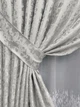 Комплект штор VR-Textil Лен Мрамор 100х270 2шт и Тюль 400х270 1263ш-1675т Светло-серый с белым 71-168/2 - изображение 4