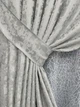 Комплект штор VR-Textil Лен Мрамор 100х270 2шт и Тюль 400х270 1263ш-1672т Светло-серый с белым 71-167/2 - изображение 4