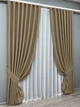 Комплект готових штор VR-Textil Bagema Rvs № 1239ш Молочний шоколад 100х270 см 2 шт (31-733) - зображення 3