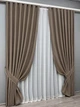 Комплект готовых штор VR-Textil Bagema Rvs № 2069ш Капучино 150х290 см 2 шт (33-1266) - изображение 3