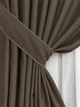 Комплект готовых штор VR-Textil Шенилл однотонный № 1591ш Кофейный 100х270 см 2 шт (31-007) - изображение 5