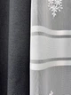 Комплект штор VR-Textil Льон Мішковина 200х270 2шт і Тюль 500х270 1161ш-1703т Графітовий з білим 71-178/6 - зображення 5