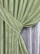 Комплект штор VR-Textil Жакард Мармур 100х270 2шт і Тюль 300х270 1147ш-1400т Світло-оливковий з білим 71-192/1 - зображення 4