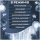 Гирлянда штора светодиодная 200LED 3х3м 8 режимов для дома Белый GarlandoPro HM-0690 - изображение 7