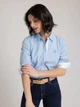 Рубашка хлопковая женская U.S. Polo Assn 215983-YI00A(Classic Blue) XS Голубая (786662152997) - изображение 5