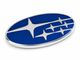 Эмблема в руль Subaru синяя с хромом 5.8×3см логотип на руль Subaru - изображение 1