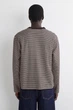 Лонгслів чоловічий COS relaxed jersey interlock long-sleeved t-shirt 1261873016 L Біло-коричневий - изображение 2