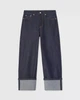 Джинси жіночі COS facade turn-up straight-leg jeans 1224871005 29 Синій - изображение 6