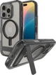 Чохол протиударний з підставкою ZAGG Gear4 Crystal Palace MagSafe для Iphone 16 Pro Max (6.9") Прозорий + Black - зображення 1
