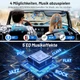 Автомагнитола Wistrue R-2420 1DIN Bluetooth 5.0, FM/AM/RDS, USB, Type-C, AUX, TF, 4×65W - изображение 6