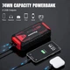Автомобильный пусковой стартер Povasee A30 Jump Starter Power Bank 3000A 12V, 74Wh - изображение 2