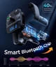 FM-трансмітер T25 Bluetooth для авто з 2 USB, MP3, microSD/USB та hands-free - зображення 3