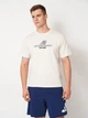 Футболка хлопковая длинная мужская Jack & Jones 12282779 M White Melange (5715730089830) - изображение 1