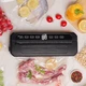 Вакуумний пакувальник сенсорний вакууматор для продуктів XH-878 Black - изображение 2