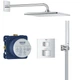 Душова система прихованого монтажу з термостатом Grohe Grohtherm Cube 34868000 - зображення 1