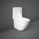 Унітаз компакт RAK Ceramics Sensation SENWC1146AWHA безобідковий з бачком SENWT1800AWHA і сидінням SENSC3901WH Soft Close - изображение 2