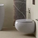 Унітаз підвісний RAK Ceramics Cloud CLOWC1446AWHA безобідковий з кришкою CLOSC3901WH Soft Close - зображення 2