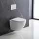 Унітаз підвісний Devit Flow DFL0460111W 490х365х370mm з кришкою soft-close, білий глянець - изображение 1