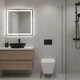 Унітаз підвісний Geberit Smyle Square 500.685.01.1 Rimfree, із сидінням Soft Close (Sandwich) - изображение 2