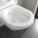 Унітаз підвісний Villeroy&Boch Architectura 5684CL01 з кришкою Soft Close та змивом Twistflush, білий глянець - изображение 2