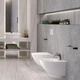 Унітаз підвісний RAK Ceramics Sensation SENWC1446AWHA, SENSC3901WH безобідковий з кришкою Soft Close - изображение 2